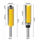 thumbnail image 2 of 8 mm Shank Flush Cutter, Extra Long Cutters, Copy Cutter With Upper Bearing + Copy Cutter With Lower Bearing, 2 of 5