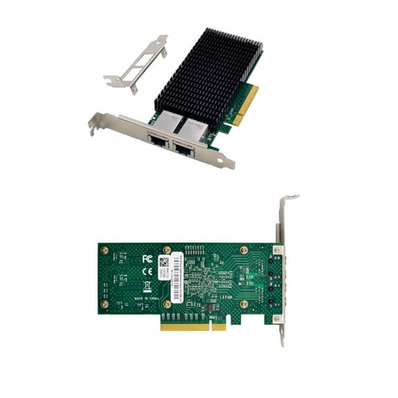 PCIe x8 X540-T2 Dual- 10G RJ45 Copper Server NIC Chipset: Intel X540-AT2