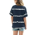 thumbnail image 4 of WQQZJJ Teen Girls Clothes,Casual Striped Tops Crew Neck Short Sleeve T-Shirt Stylish Summer Loose Comfortable Shirt, 4 of 7