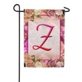 thumbnail image 1 of America Forever Spring Monogram Garden Flag Letter Z 12.5 x 18 inches Double Sided Vertical Outdoor, Yard, Lawn, Beautiful Floral Design, Garland, Roses and Summer Flowers Garden Flag, 1 of 5