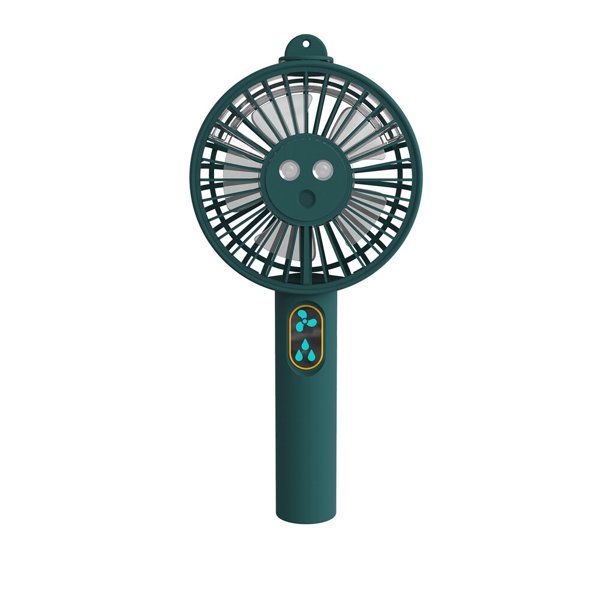 Yuarrent Ventilador Pulverizador de Agua Ventilador de enfriamiento USB Recargable Humidificador Dispositivo hidratante Electrodomésticos verde oscuro