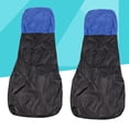 thumbnail image 2 of 2 fundas universales para asientos de coche, impermeables, de nailon (negro y azul), 2 of 7