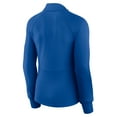 thumbnail image 3 of Women's Fanatics Royal Los Angeles Dodgers Elements Raglan Tri-Blend Quarter-Zip Top, 3 of 3