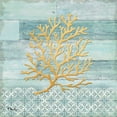 thumbnail image 2 of Brent, Paul 12x12 Gold Ornate Wood Framed with Double Matting Museum Art Print Titled - Clearwater Coral I, 2 of 4