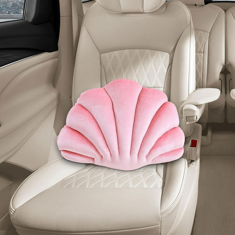 Pink shell pillow sale