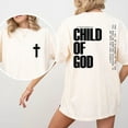 thumbnail image 4 of "Child of God" Cross T-Shirt – Christian Faith Tee with 2 Corinthians 6:18 Bible Verse & Rustic Cross, Inspirational Religious Shirt for Men & Women, 4 of 6