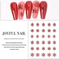 thumbnail image 2 of 8 hojas de pegatinas para uñas, pegatinas autoadhesivas rojas para decoración de uñas, suministros de decoración de manicura DIY, accesorios para mujeres y niñas, 2 of 6