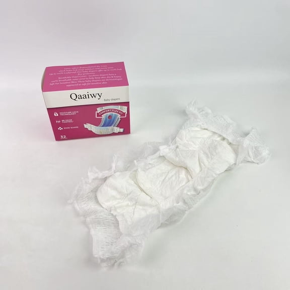 Qaaiwy Baby diapers,Diapers, Size 0 (up to 10 lbs),  Absorbent, Keeps Baby Dry and Comfortable, Skin Safe Disposable Baby Diaper