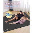 thumbnail image 3 of YR Tapete de Yoga Extra Gruesa 20 Mm Espuma Suave 78x51 "Tapetes de Ejercicio Grandes para el Hogar Niños Gimnasia Estiramiento Senior, Negro, 3 of 8