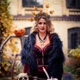 thumbnail image 3 of Buy 2 get 10% off Halloween Headband Spider Strip Headband Ghost Festival Party Atmosphere Layout Radial Headdress, 3 of 4