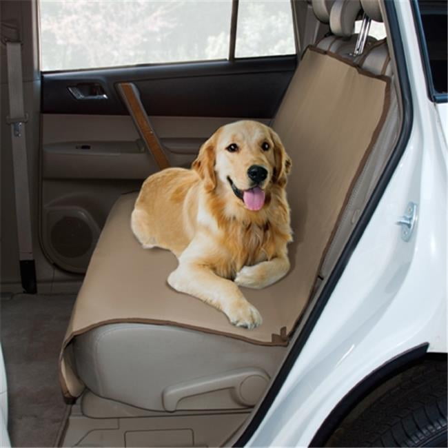 Yes Pets 59 90041TAN Oxford Waterproof Tear Proof Bench Style Car Seat Cover 100 Percent Polyester Tan Walmart