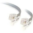 thumbnail image 4 of C2G Modular - Phone cable - RJ-12 (M) to RJ-12 (M) - 50 ft - silver, 4 of 9