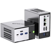 GMKtec M8 Mini PC, AMD Ryzen 5 PRO 6650H, 16GB DDR5 1TB SSD, Dual NIC LAN 2.5GbE Oculink, USB4, HDMI, USB-C, Office Home Gaming Desktop Computer