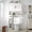 White01, variant on OMOCCUIT Over The Toilet Storage Cabinet with Toilet Paper Holder Stand, Farmhouse Storage Cabinet Over Toilet with Barn Door, Home Space-Saving Toilet Rack with Shelves for Bathroom, Restroom