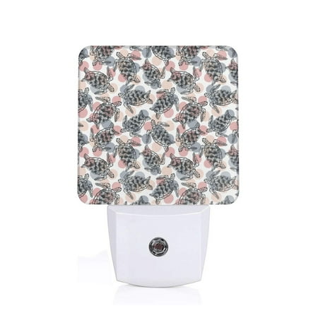 

Sigee Turtle for Night Lights Plug into Wall Dusk to Dawn Sensor Warm White Led Night Light 0.5W for Kid Hallway