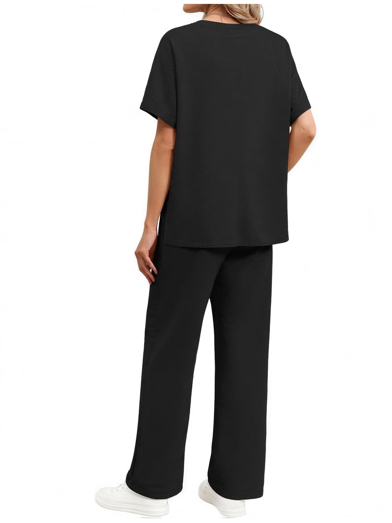 Fantaslook Lounge Sets for Women Casual 2 Piece Outfits Summer V
