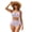 Colorful Butterfly, variant on Xoenoiee Colorful Butterfly Print Women High Waisted Bikini Sets V Neck Tummy Control Swimsuits Two Piece Drawstring Bathing Suit Twist Front Swimwear Plus Size, Size XS