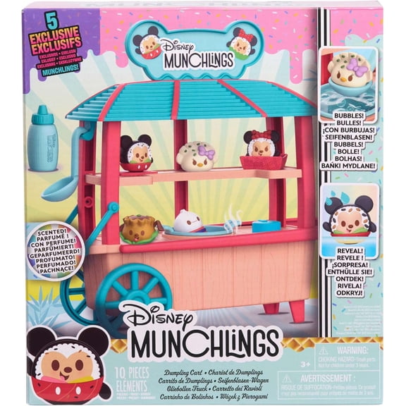 Disney Munchlings Dumpling Cart Playset (11-Pieces)