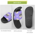 thumbnail image 7 of GZHJMY Stylish Slides for Women Men, Cute Cartoon Cats and Paws Isolated Soft Flexible Slip-on Sandals Slippers, 7 of 7
