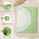 thumbnail image 3 of Uxcell 16 Hojas de Papel Texturizado para Scrapbook, Conjunto de Papel Especial de Malla para Scrapbooking, Verde, 3 of 6
