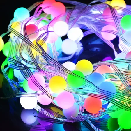 

16.4/32.8Ft Smart Globe String Lights APP & Remote Controlled Christmas Lights 20 Dynamic Modes Music Sync Waterproof RGBIC LED String Lights For Bedroom Balcony Backyard Party Bistr