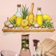 thumbnail image 2 of Adhesivos de pared con limón y ajo para cocina fresca, color rojo, 2 of 3