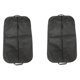 thumbnail image 1 of 2 fundas de tela no tejida para trajes, vestidos formales, bolsas con cremallera, portátiles, a prueba de polvo, para colgar (negras), 1 of 6