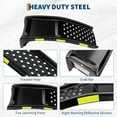 thumbnail image 5 of Historyli 2 Pack Car Ramps, Portable Truck Service Ramps with Reflective Stickers, 8000LBS Capacity, Black, 5 of 7
