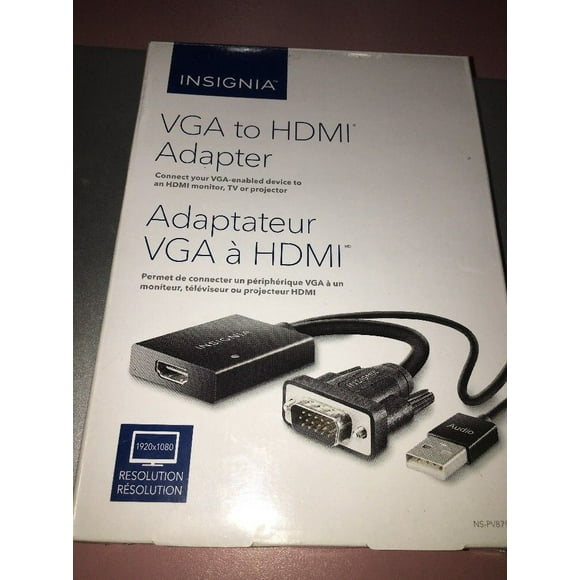 Insignia Adaptateur VGA vers HDMI - Modèle : NS-PV8795H-C