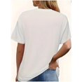 thumbnail image 6 of Women's Black "Sassy With A Side Of Pickles" Graphic T-Shirt, Crew Neck Casual Top, 6 of 9