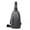 Grey, variant on Mefallenssiah Leather Bra Bag Men'S-Body Motorcycle Chest Bag Trend-Body Bag Men'S Chest Bag