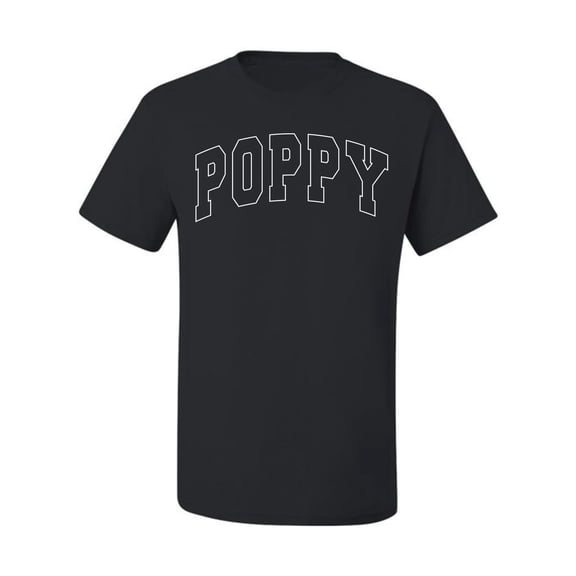 Wild Bobby POPPY Varsity Letters Men Tee