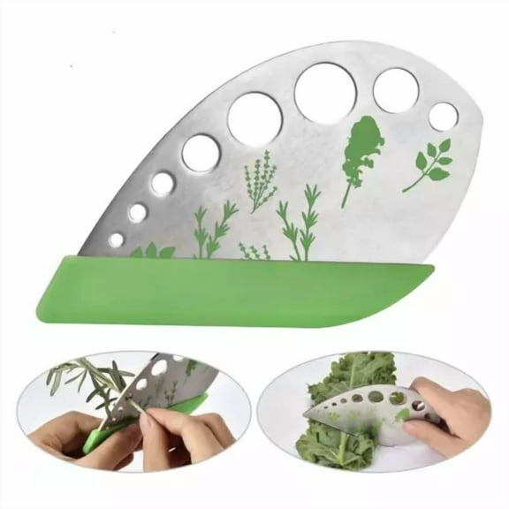 Blake & Croft Stainless Steel Herb Stripper & Cutter -Multi Purpose Kitchen Tool