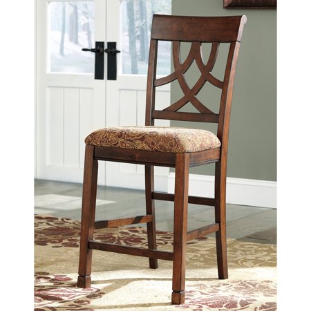 UPC 024052235883 product image for Leahlyn Upholstered Barstool (2/CN) Medium Brown Leahlyn Upholstered Barstool (2 | upcitemdb.com