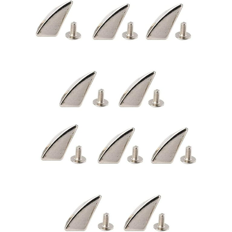 Trimming Shop Metal Dragon Claw Spike Studs Screw Back for Decorating  Clothes, Leathercraft, Jacket, Fabric Designing, DIY project (11mm x 17mm,  Silver, 20pcs) 