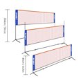 thumbnail image 2 of Graflsoa Lightweight Foldable Adjustable Badminton Net with Steel Frame, Random Color, 4.1m Length, Ideal for Outdoor Sports and Family Gatherings, 2 of 6