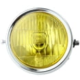 thumbnail image 1 of Universal 7,5 pulgadas forma redonda motocicleta  claro bombilla para Plata + Amarillo Sharpla Faro retro de la motocicleta, 1 of 8