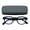 Black, variant on EYEGUARD Round Reading Glasses Blue Light Blocking, Unisex Computer Readers with Spring Hinge, Anti Glare Eyeglasses,Black