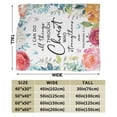 thumbnail image 5 of Christian Gifts for Women Blanket , Religious Catholic Spiritual Gifts 80x60, 5 of 6