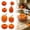 Orange, variant on HonestMatter Fall Decorations for Home, Halloween Decor Pumpkin Set, Autumn Decor Artificial Pumpkins for Thanksgiving Display, 8-Piece Set