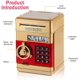 thumbnail image 3 of Hucha electrónica para niños dorada, hucha digital con contraseña, hucha eléctrica grande, cajero automático, caja fuerte, hucha automática para niños de 13,5 x 12, 3 of 5