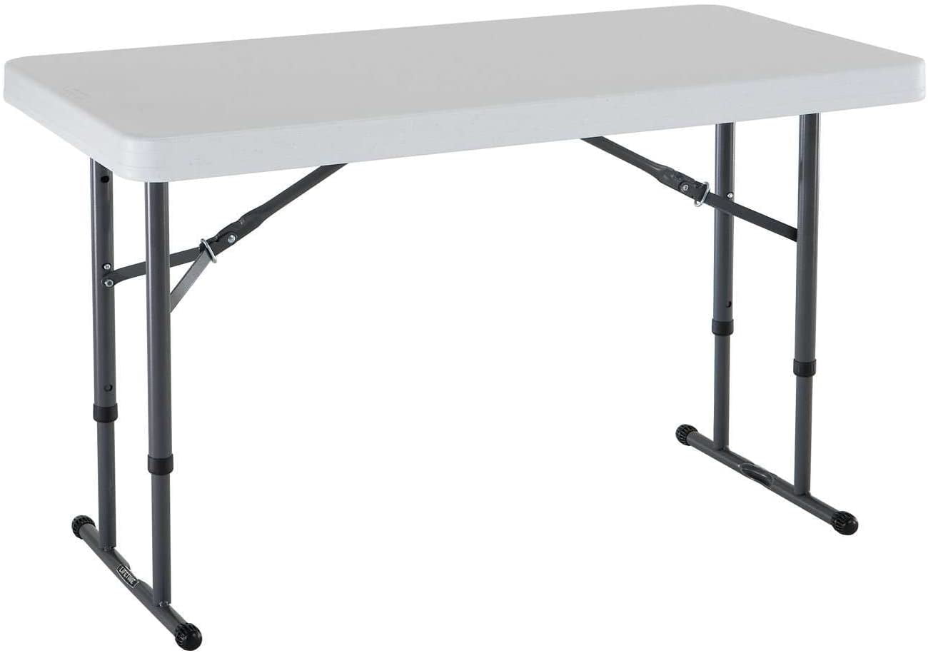 Lifetime 80160 Commercial Height Adjustable Folding Utility Table Lifetime 80160 Commercial Height Adjustable Folding Utility Table