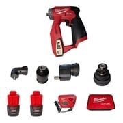 Milwaukee 2505-22 M12 FUEL Installation Drill/Driver Kit – 4-in-1 Modular Design, 300 in-lbs Torque, 16 Position Head, Brushless Motor, Compact Sized Power Tool Kit