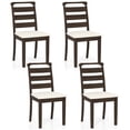 thumbnail image 1 of Costway Modern Dining Chair Set of 4 Upholstered Farmhouse Chairs with Rubber Wood Frame, 1 of 8