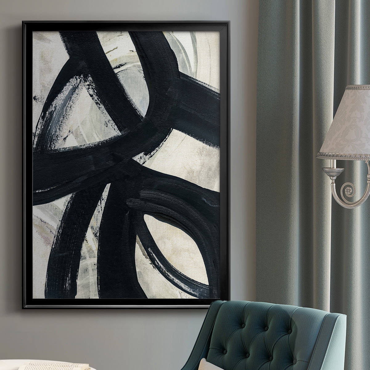 A Day in Brooklyn Premium Framed Print - Ready to Hang