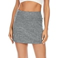thumbnail image 4 of FANNYC Women's Tennis Golf Double Layer Running Yoga Shorts Skirts Quick-Dry Activewear Workout Exercise Athletic Jogging Skirts, 4 of 7