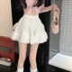 thumbnail image 2 of Falda A de encaje con cintura alta y forma de huevo, estilo nuevo de verano de 2024, falda de encaje blanca con mangas abullonadas, de moda para mujer, 2 of 4