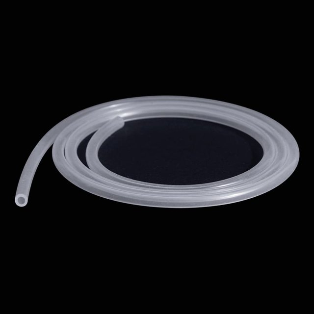 Feelers Tubo de silicona de alta resistencia de 6 mm de diámetro interior x 10 mm de diámetro exterior, tubo de silicona puro de alta temperatura de grado alimenticio, tubo de manguera de silicona par