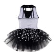 thumbnail image 3 of MSemis Kids Girls Ringmaster Circus Dance Ballet Dance Leotard Tutu Dress, 3 of 4