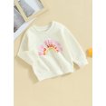 thumbnail image 2 of Bagilaanoe Brother Sister Matching Clothes Toddler Baby Girl Boy Casual Sweatshirt Long Sleeve Letter Print Pullover 3M 6M 12M 18M 24M 3T Kids Fall Loose Tee Tops, 2 of 8